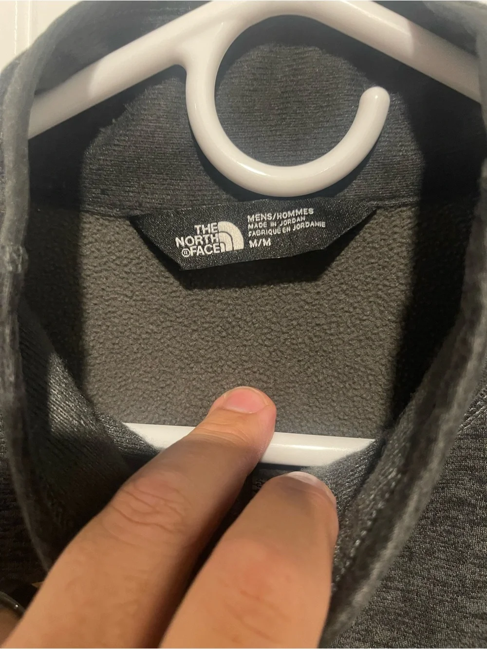 The North Face Men's Charcoal Full-Zip Technical Jacket